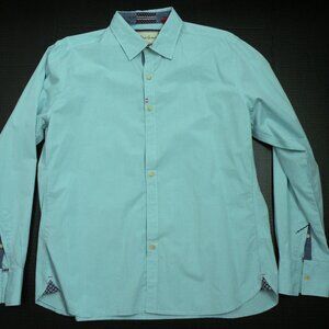 Robert Graham Roll up Sleeve Shirt Large